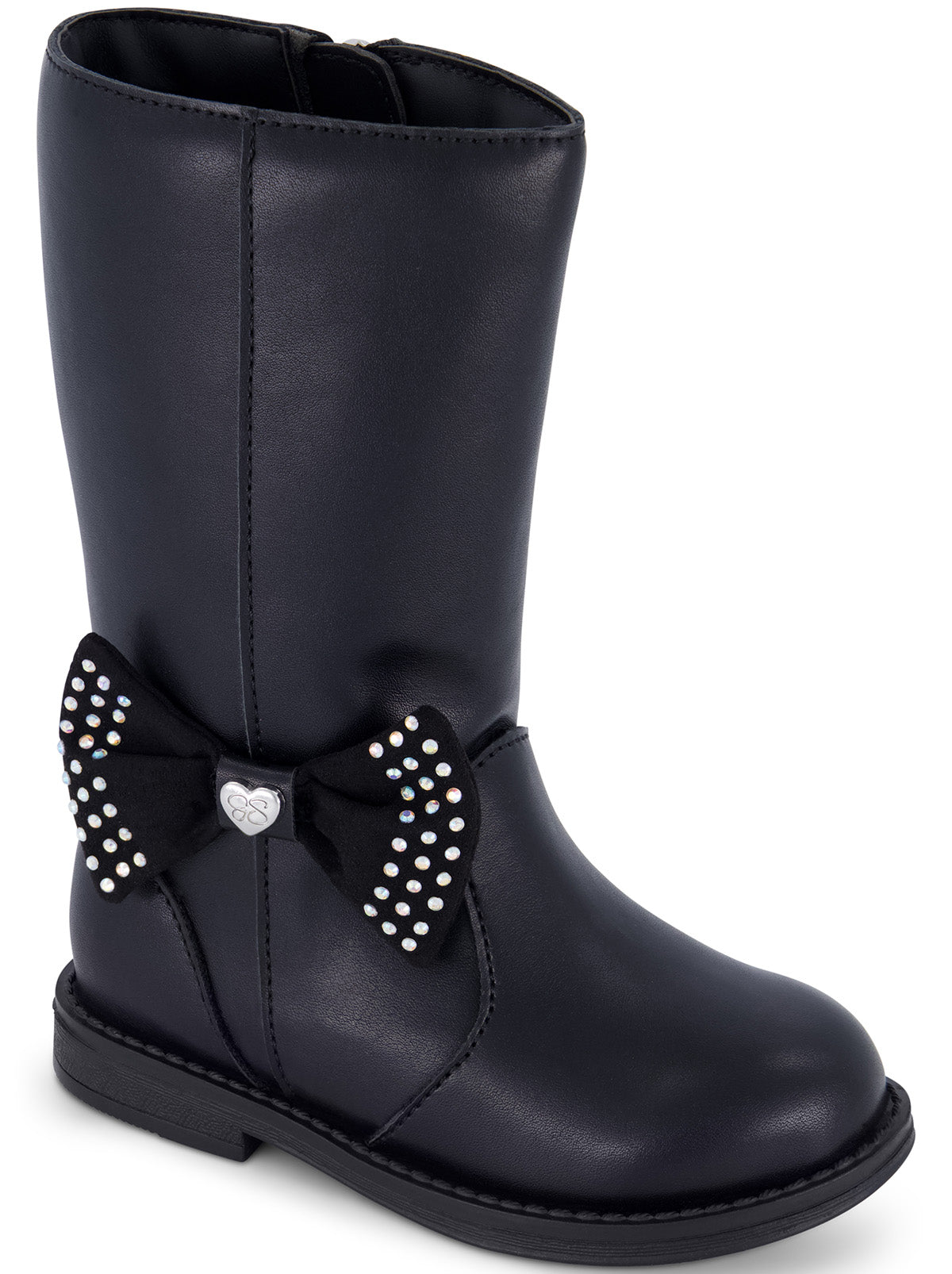 Toddler Evie Bow Tall Boot in Black - Jessica Simpson Women