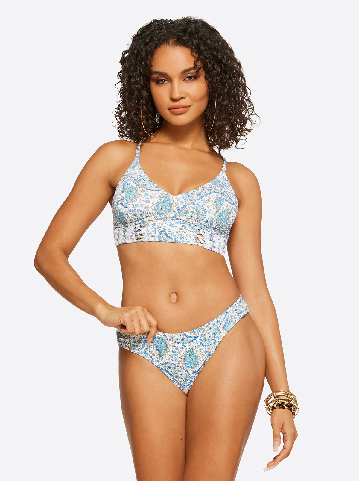 Sweetness Overload Cropped Cami in White Multi - Jessica Simpson Women