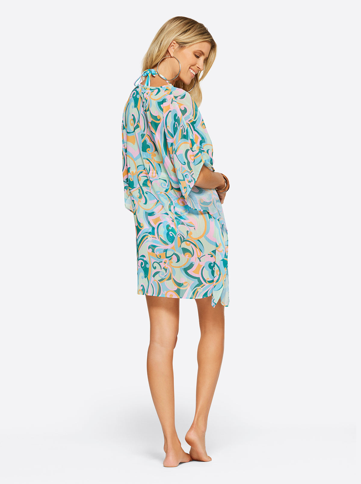 Dream State Cover Up in Blue Multi - Jessica Simpson Women