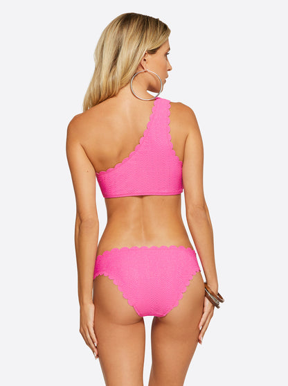 Under the Sea One Shoulder Top in Pink Parfait - Jessica Simpson Women