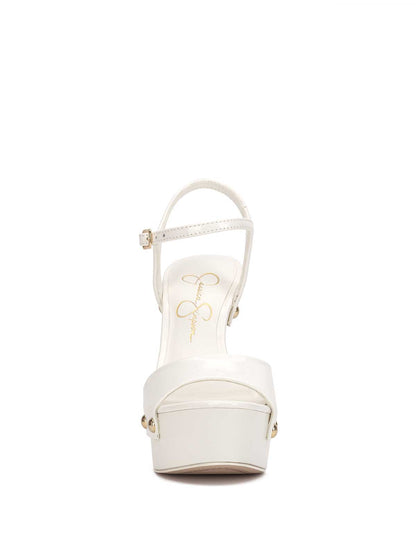Calenta Studded Platform in White - Jessica Simpson Women