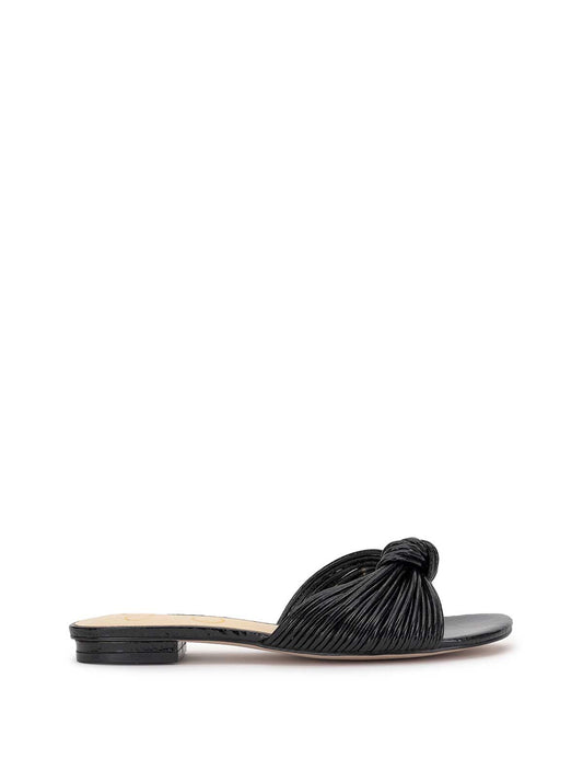 Dydra Knotted Flat Sandal in Black - Jessica Simpson Women