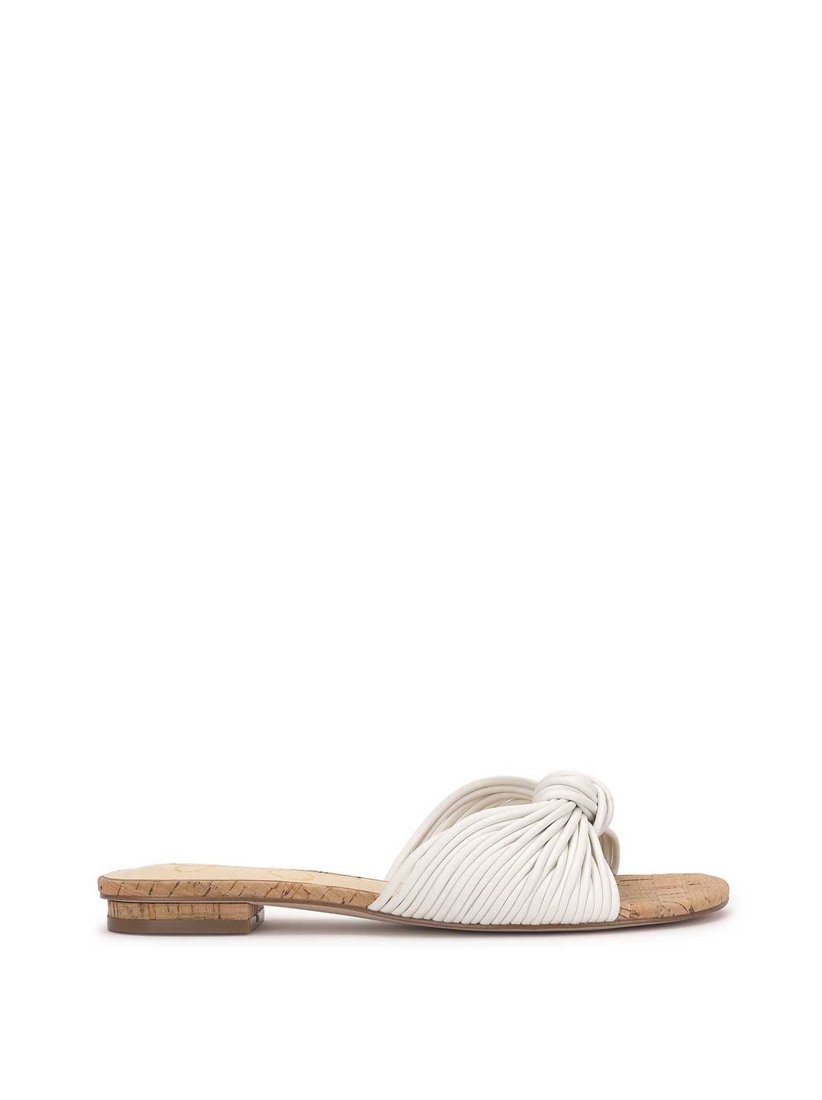 Dydra Knotted Flat Sandal in White - Jessica Simpson Women