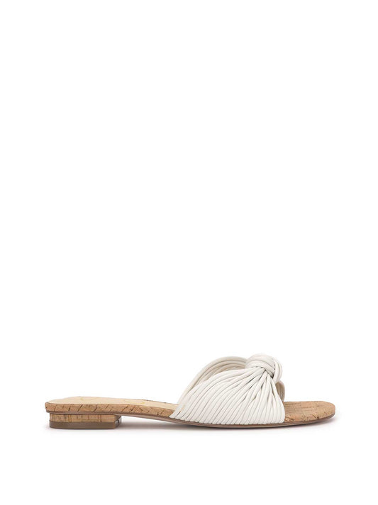 Dydra Knotted Flat Sandal in White - Jessica Simpson Women
