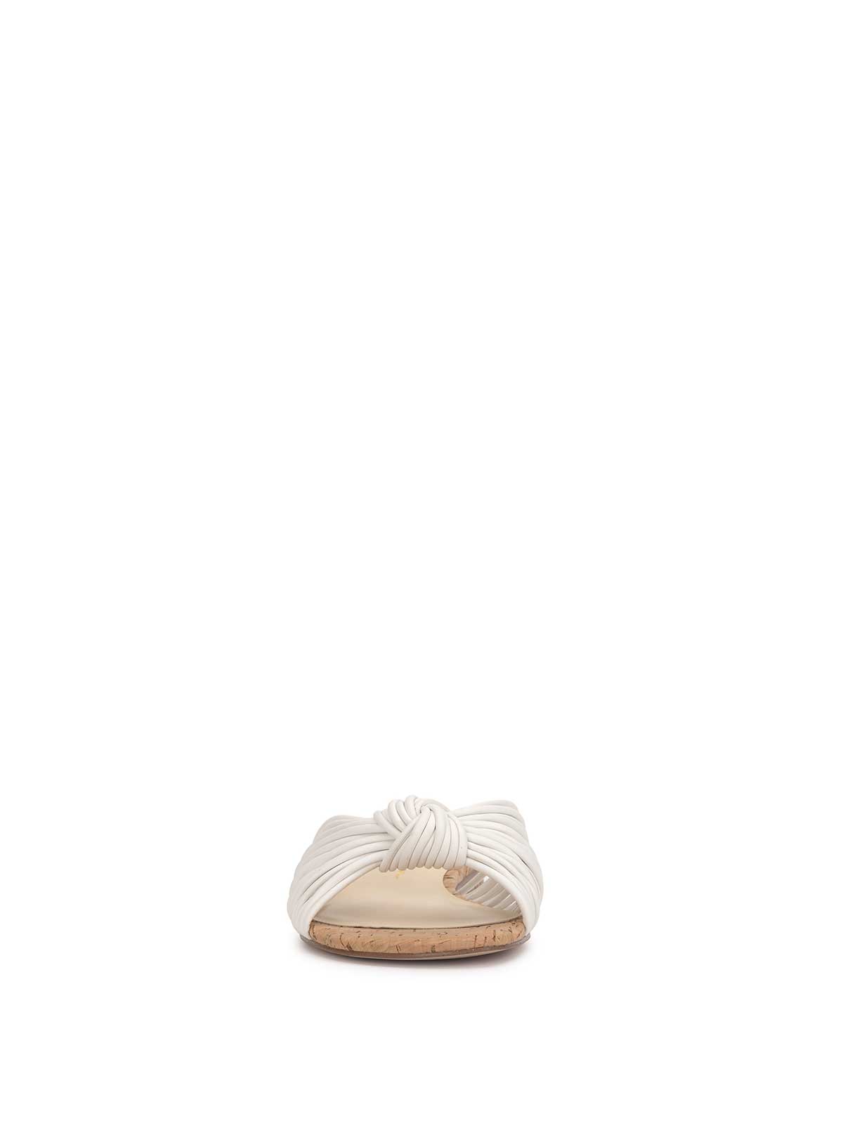 Dydra Knotted Flat Sandal in White - Jessica Simpson Women