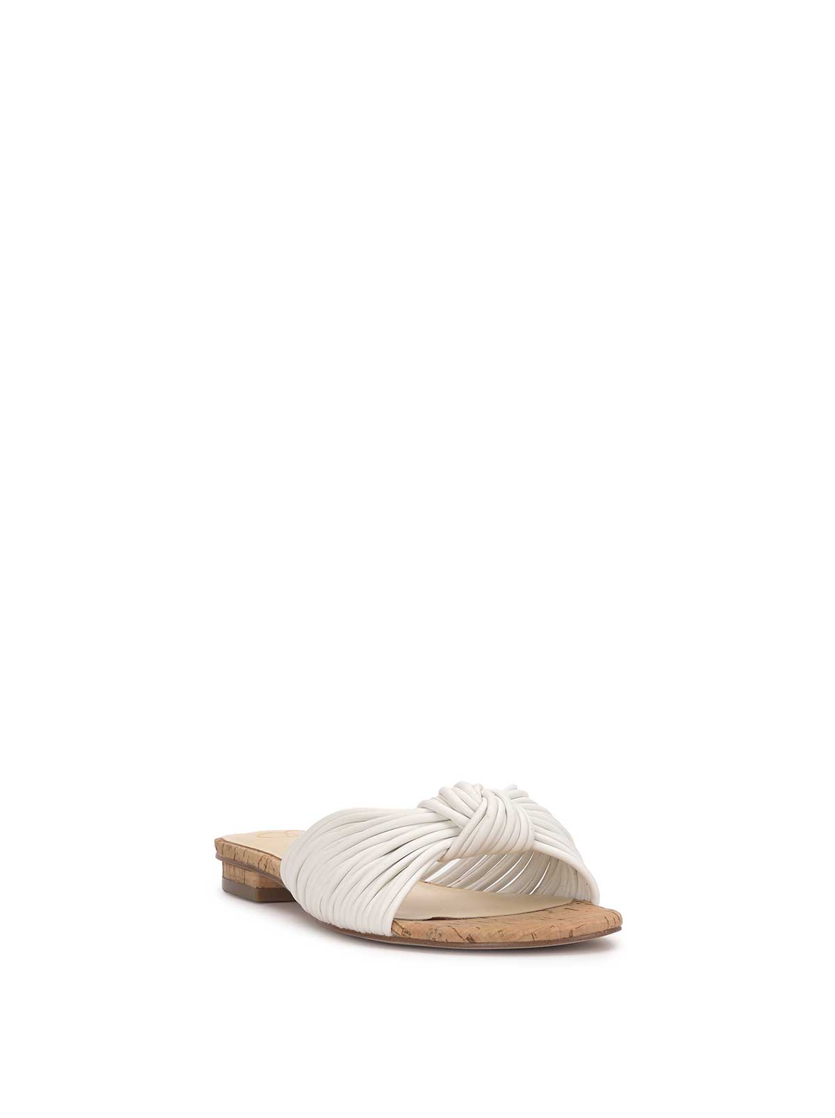 Dydra Knotted Flat Sandal in White - Jessica Simpson Women