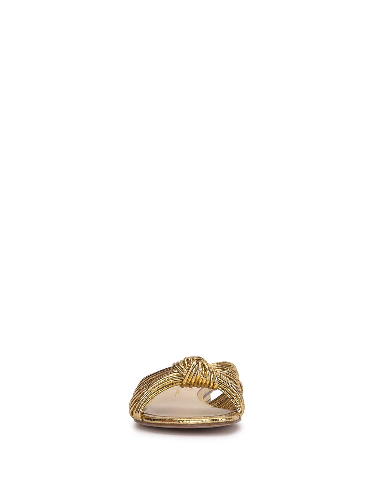 Dydra Knotted Flat Sandal in Gold - Jessica Simpson Women