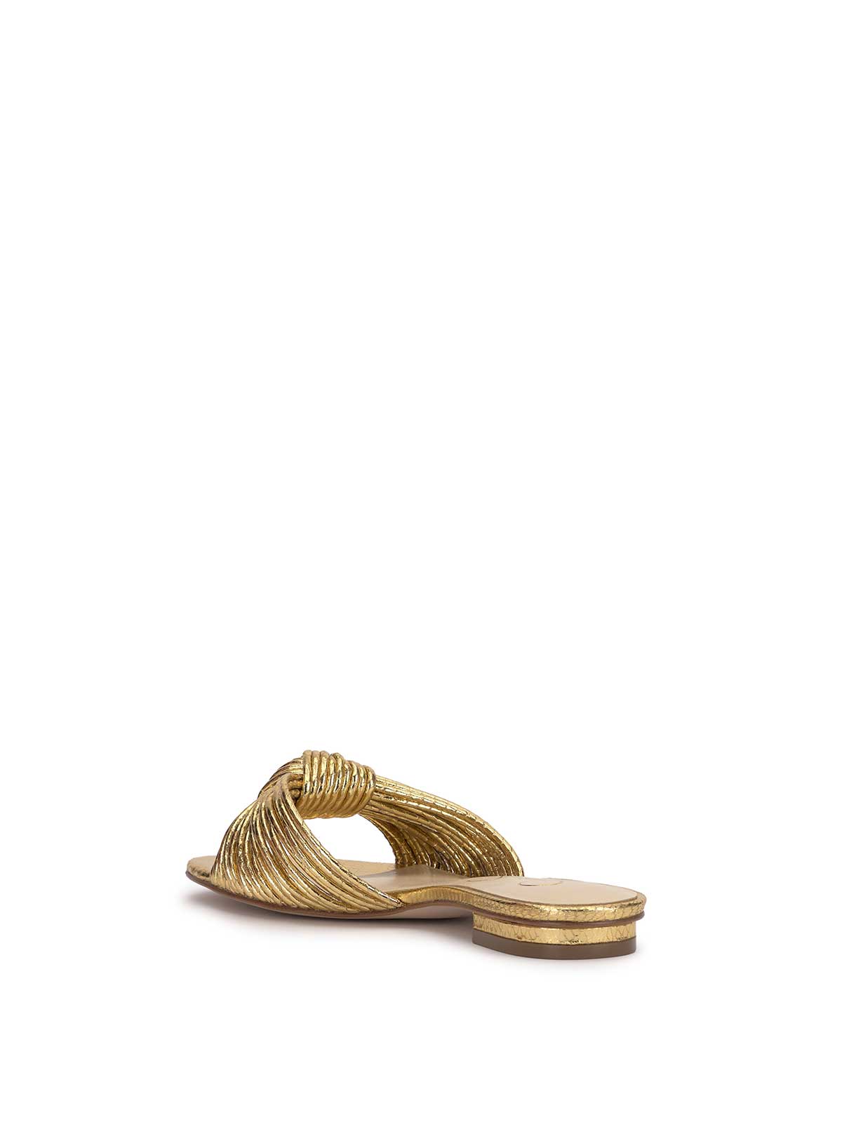 Dydra Knotted Flat Sandal in Gold - Jessica Simpson Women