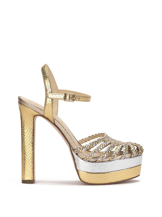 Inaia Braided Platform Sandal in Gold - Jessica Simpson Women