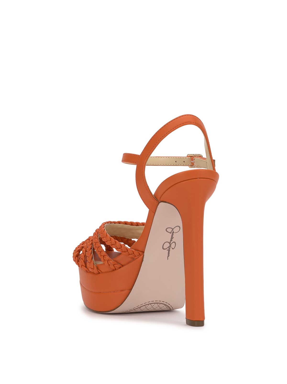 Inaia Braided Platform Sandal in Tangerine - Jessica Simpson Women