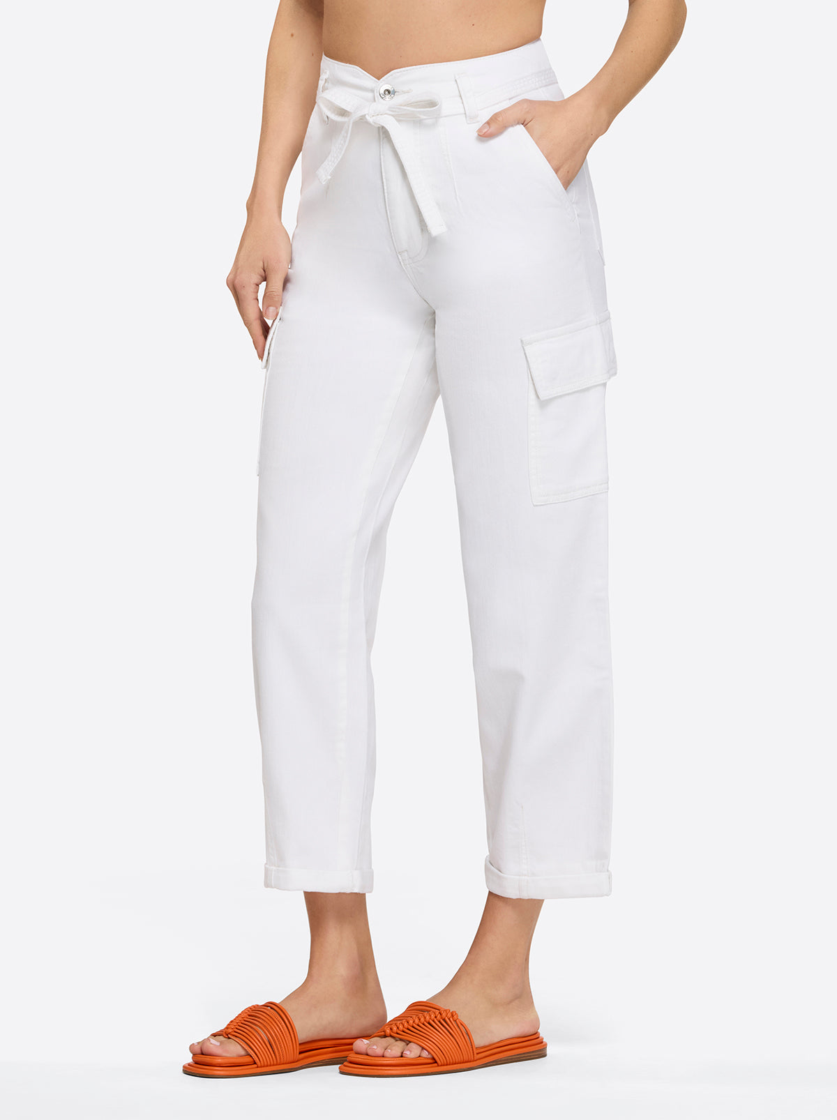 Allie Utility Bottom in White - Jessica Simpson Women