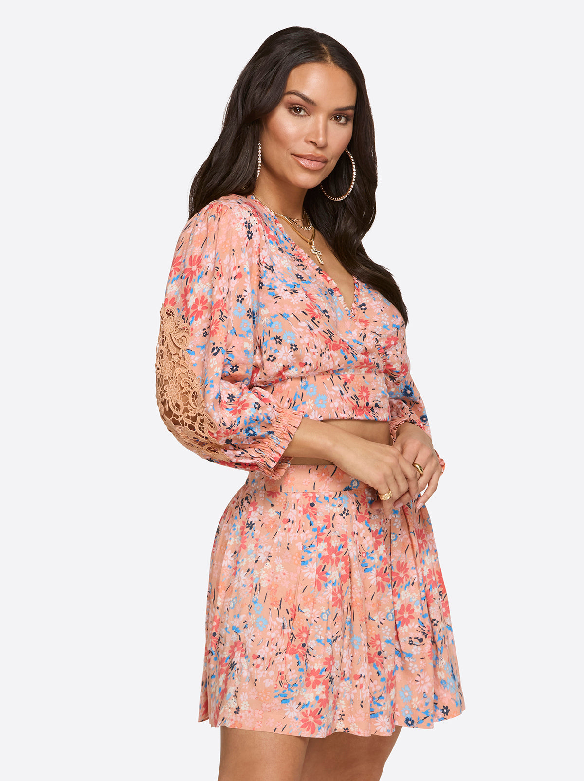 Patsy Top in Blooming Pastures - Jessica Simpson Women