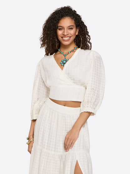 Patsy Top in Gardenia - Jessica Simpson Women
