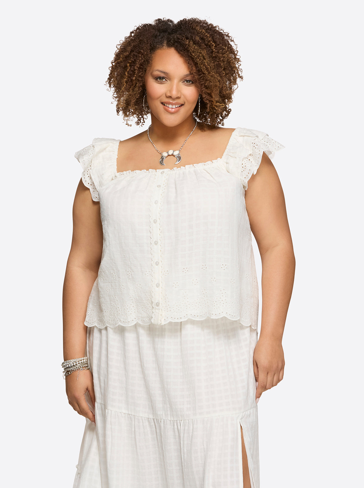 Violetta Top in Gardenia - Jessica Simpson Women