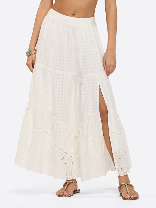 Paula Maxi Skirt in Gardenia - Jessica Simpson Women