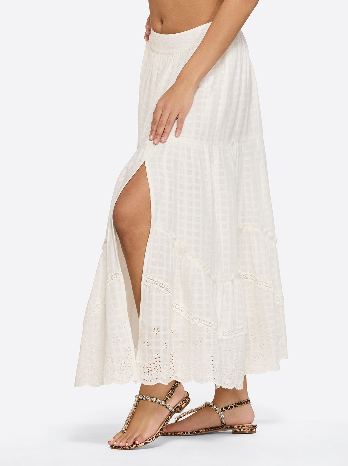 Paula Maxi Skirt in Gardenia - Jessica Simpson Women