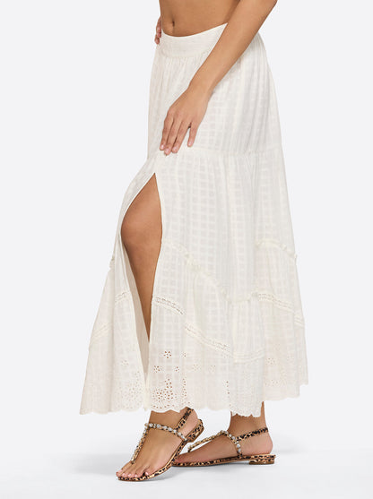 Paula Maxi Skirt in Gardenia - Jessica Simpson Women