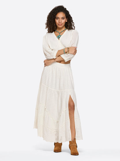 Paula Maxi Skirt in Gardenia - Jessica Simpson Women