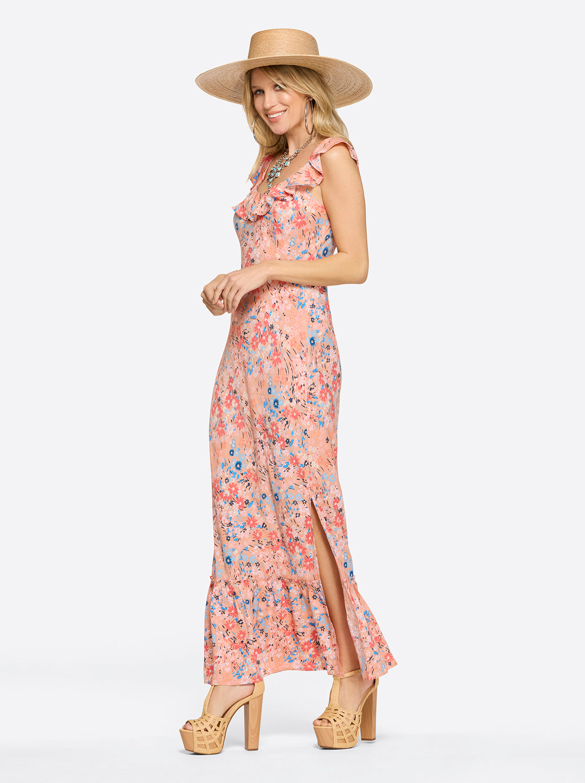 Raya Slip Dress in Blooming Pasture - Jessica Simpson Women