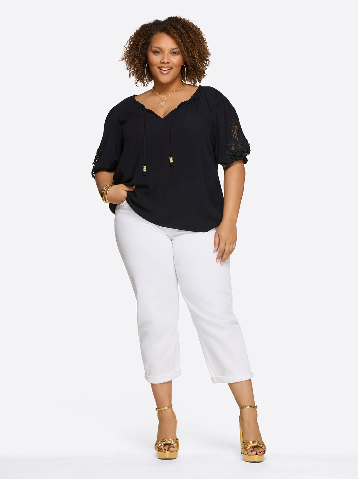 Eloise Blouse in Night Sky - Jessica Simpson Women