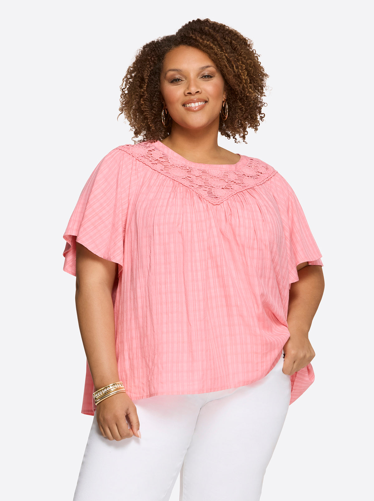 Eloise Blouse in Peony - Jessica Simpson Women