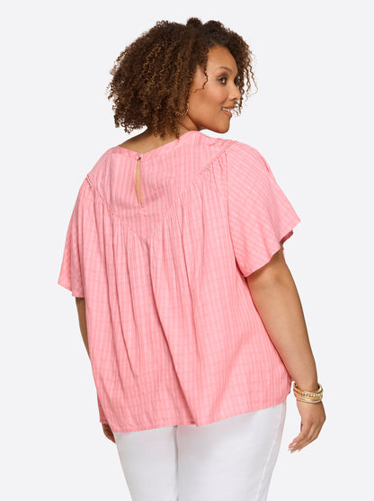 Eloise Blouse in Peony - Jessica Simpson Women
