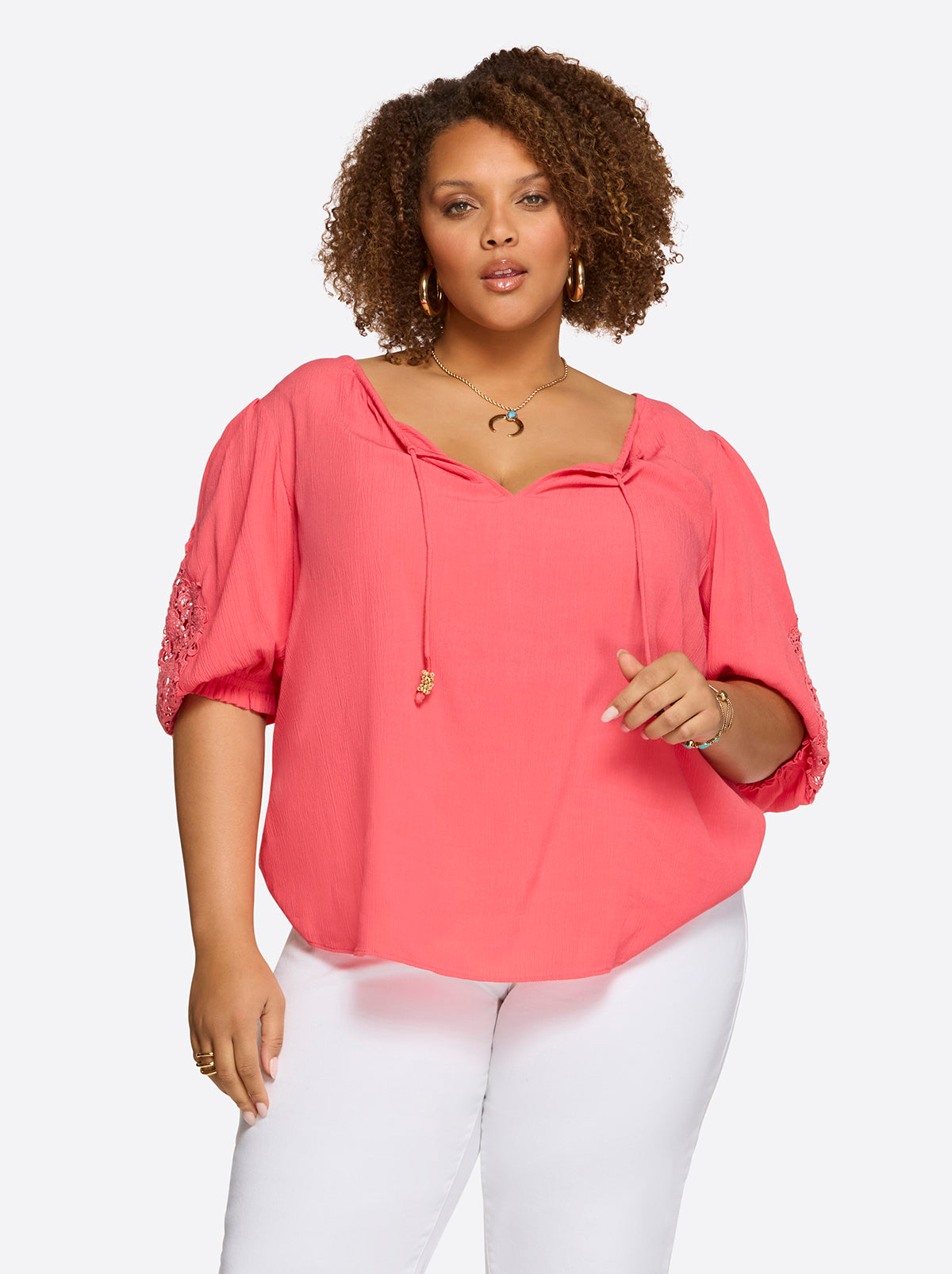 Sibyl Top in Rose Of Sharon - Jessica Simpson Women