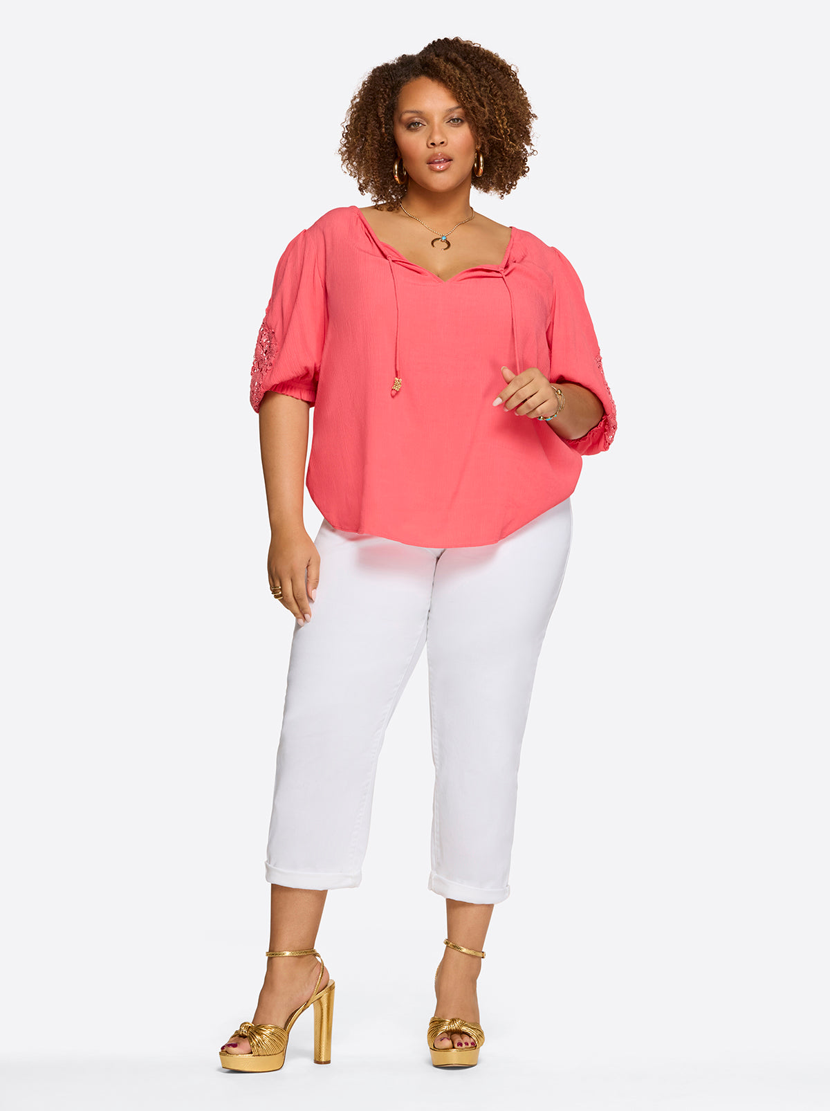 Sibyl Top in Rose Of Sharon - Jessica Simpson Women