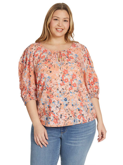 Sibyl Top in Blooming Pastures - Jessica Simpson Women