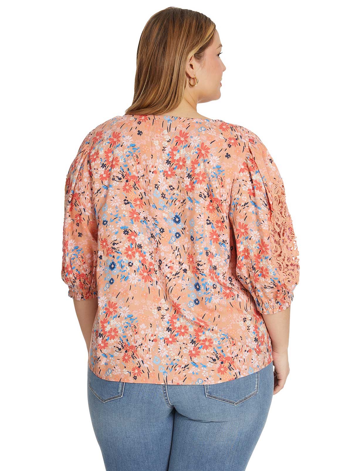Sibyl Top in Blooming Pastures - Jessica Simpson Women