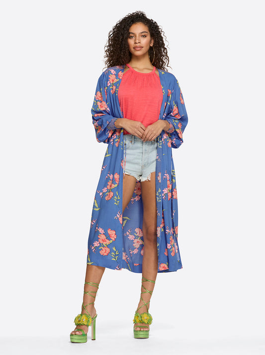 Amalia Kimono in Happy Floret - Jessica Simpson Women