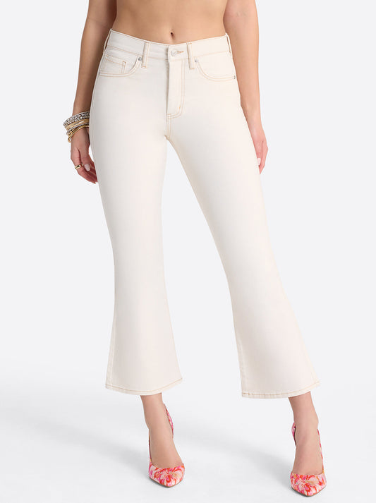 Charmed Ankle Flare in Ecru - Jessica Simpson Women