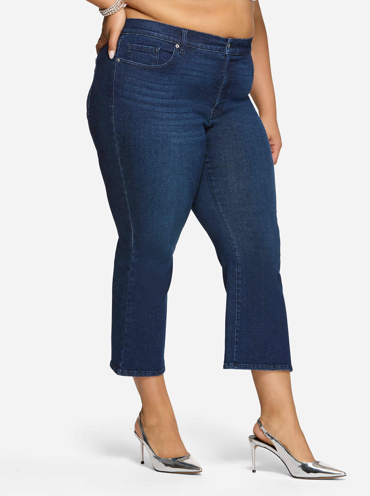 Charmed Ankle Flare in Blue Flame - Jessica Simpson Women