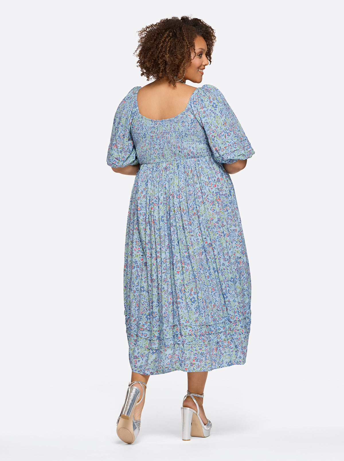 Simona Dress in Decorative Blossoms - Jessica Simpson Women