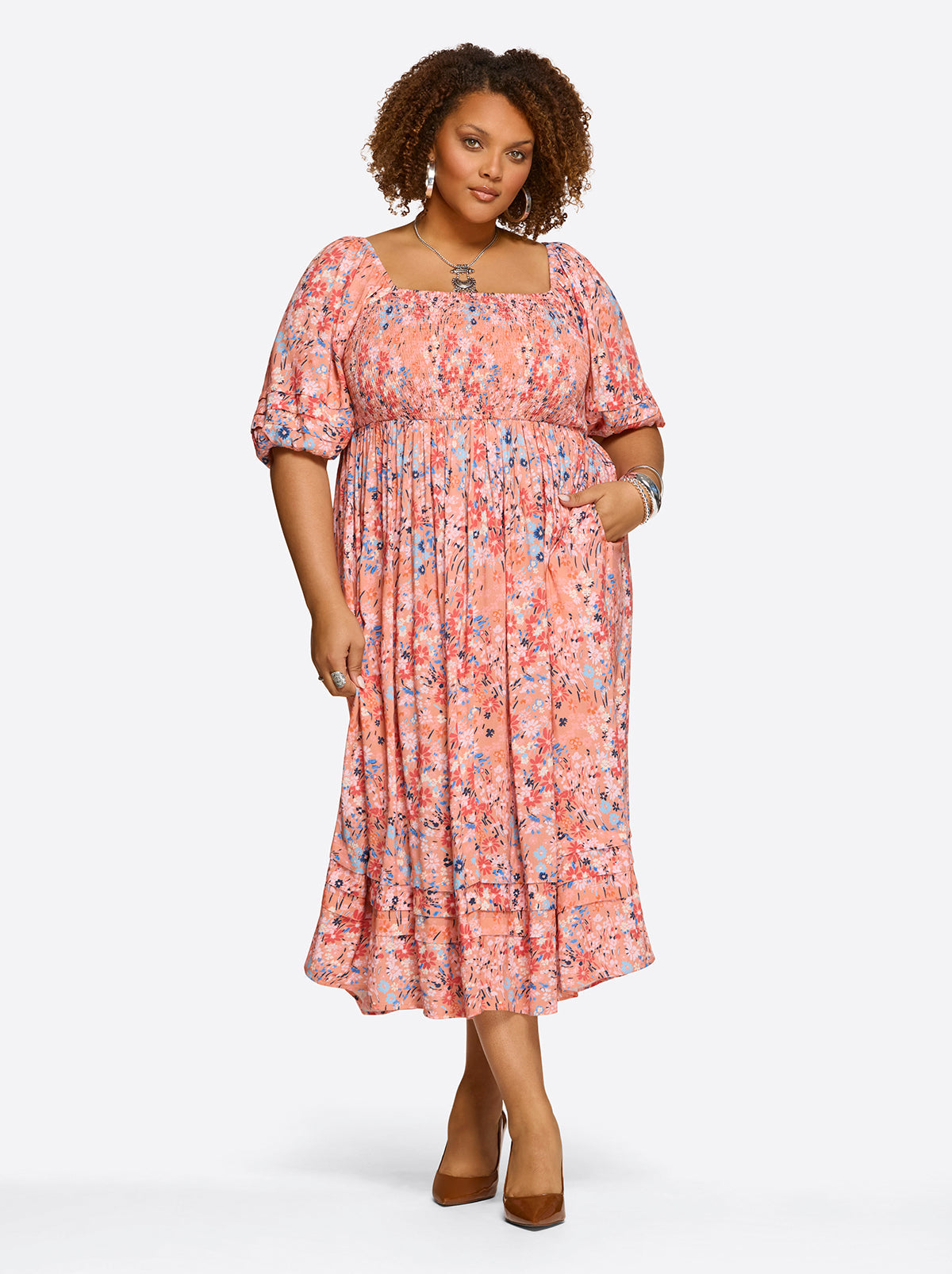 Simona Dress in Blooming Pasture - Jessica Simpson Women