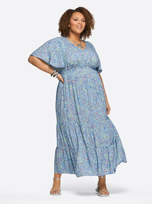 Naomi Dress in Decorative Blossoms - Jessica Simpson Women
