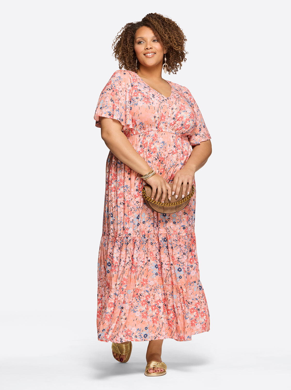 Naomi Dress in Blooming Pasture - Jessica Simpson Women