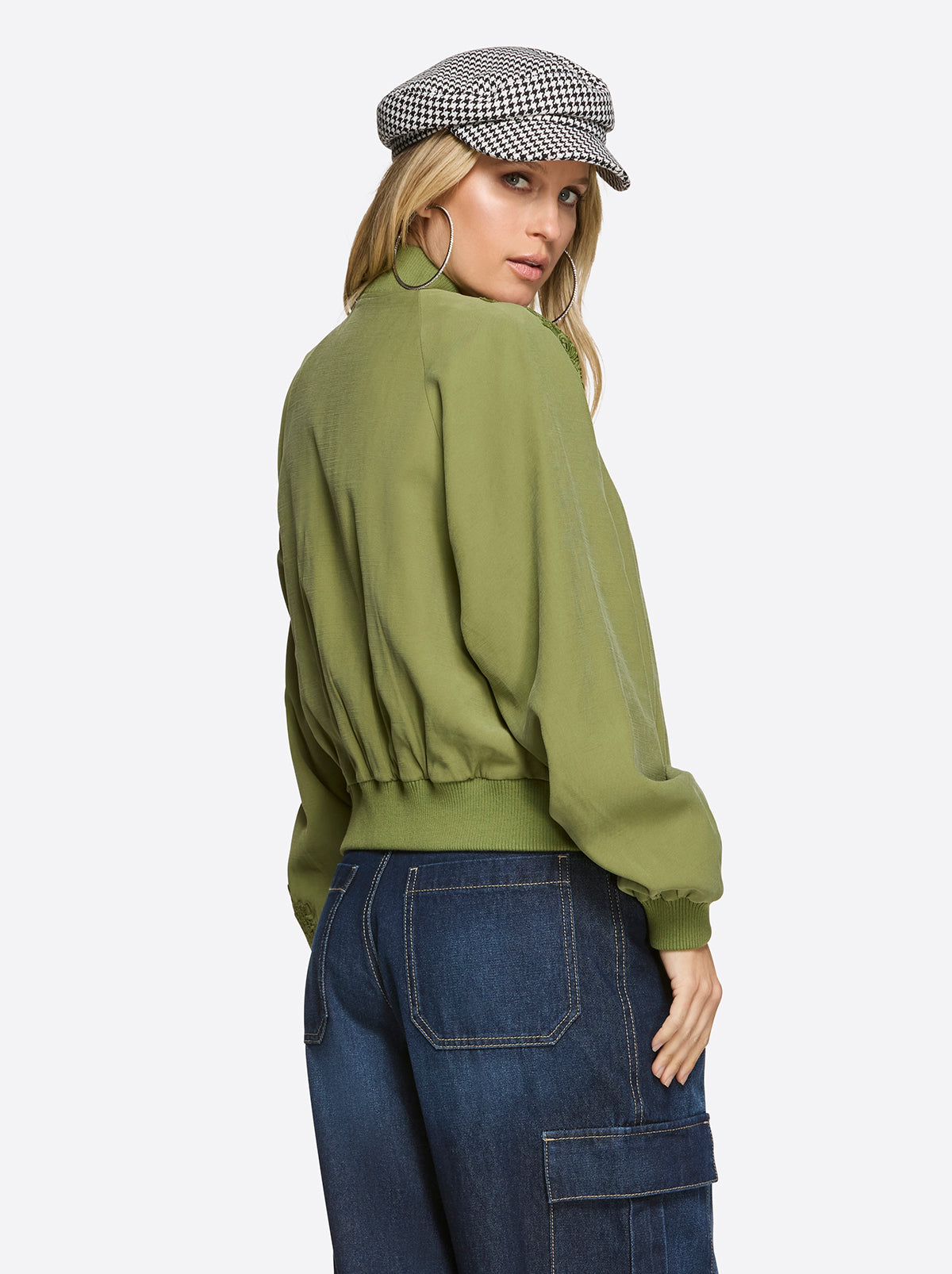 Fynn Bomber Jacket in Mayfly - Jessica Simpson Women