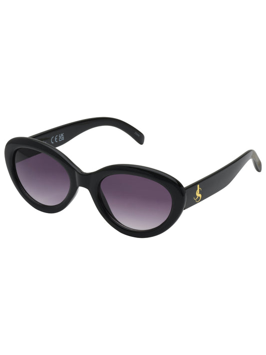Round Cat Eye Sunglasses in Black - Jessica Simpson Accessories