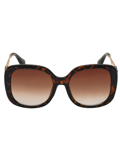 Oversized Oval Sunglasses in Tortoise - Jessica Simpson Accessories