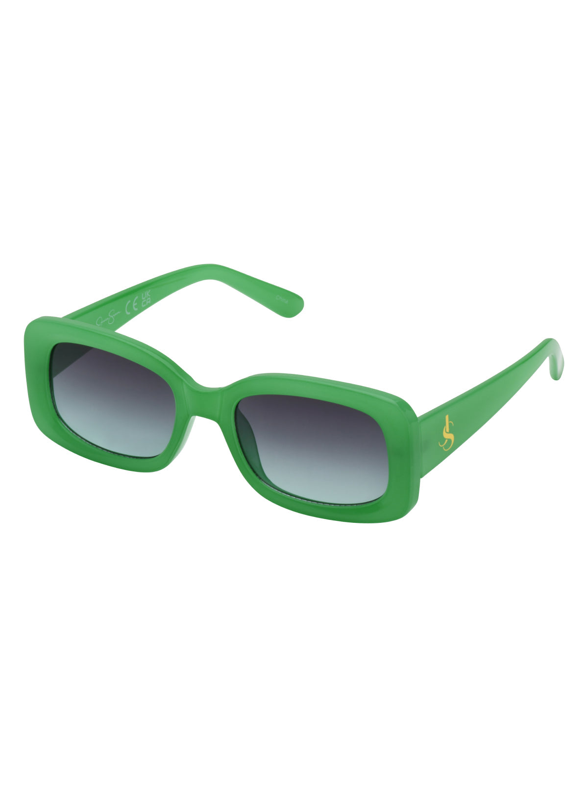 Retro Sunglasses in Green - Jessica Simpson Accessories