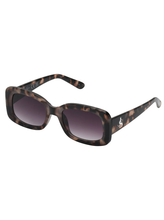 Retro Sunglasses in Oatmeal Tortoise - Jessica Simpson Accessories