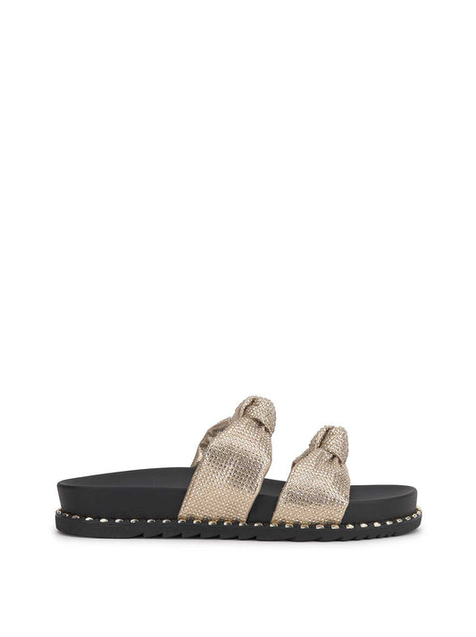 Caralyna Flat Sandal in Champagne - Jessica Simpson Women