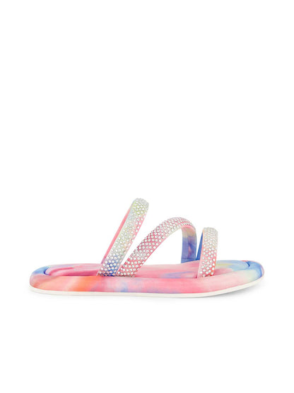 Girls' Kaylen Strap Slippers in Tie Dye - Jessica Simpson Women