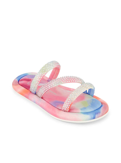 Girls' Kaylen Strap Slippers in Tie Dye - Jessica Simpson Women
