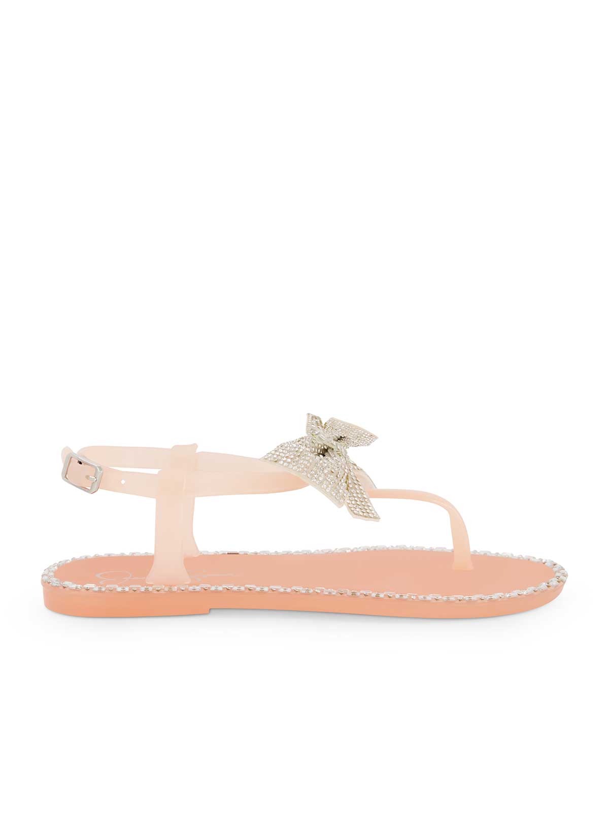 Girls' Jelly Bow Slippers in Blush - Jessica Simpson Women