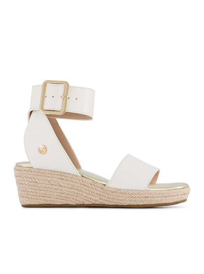 Girls' Asha Cuff Wedge Sandals in White - Jessica Simpson Women