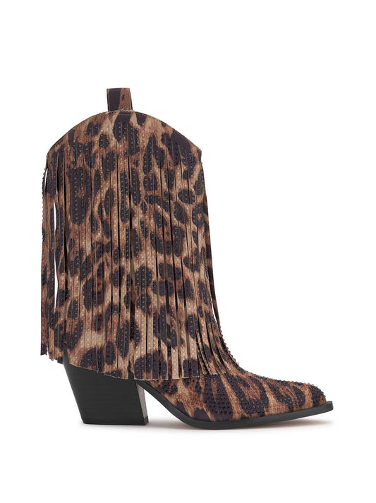 Paredisa Fringe Bootie in Leopard - Jessica Simpson Women