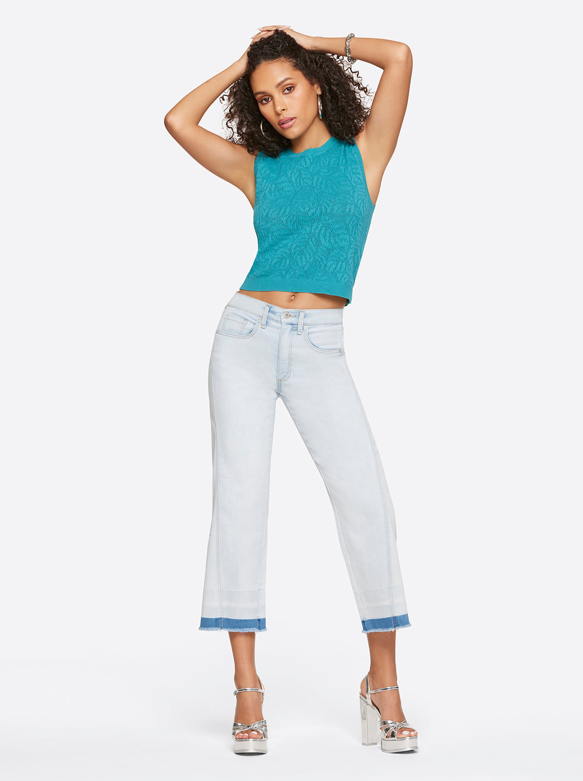 Melody Wide Leg Crop in Rejoice - Jessica Simpson Women
