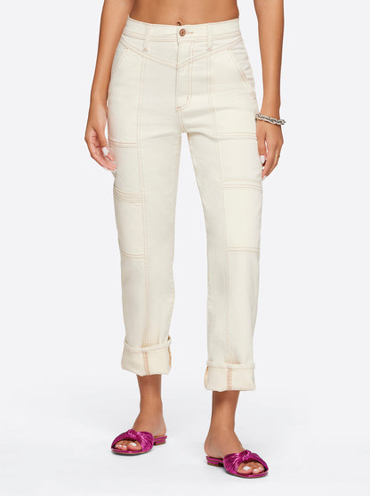 Straight Cargo Ankle in Ecru - Jessica Simpson Women